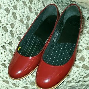 Dr. Martens Airwave Marie red patent flats - 9/41